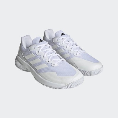 Adidas Gamecourt 2 IG9568 White Mens Tennis Shoes