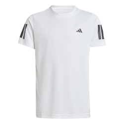 Adidas Club 3stripe tee JI9249 white boys tennis