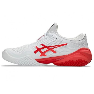 Asics Court FF3 Novak Clay 1041A521-966 White Mens Tennis Shoes