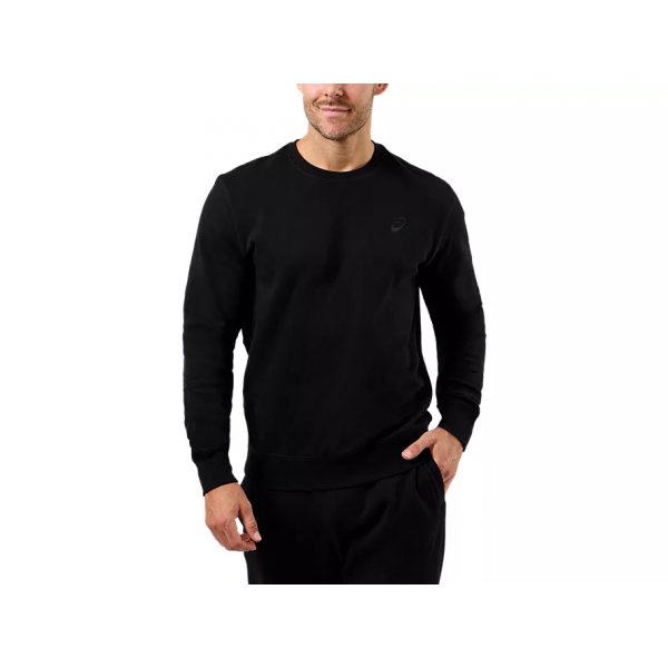 Asics Fleece Crew 2031F072-001 Black mens