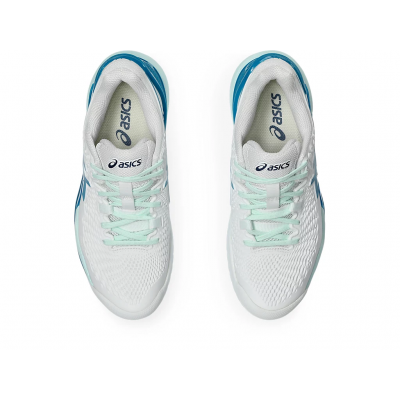 Asics Gel Resolution 9 1042A208-102 White Ladies Tennis Shoe