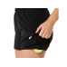 Asics court 2-N- short 2042A375-001 black ladies tennis shorts