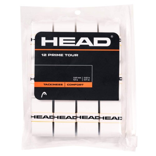 Head Prime tour overgrip 12pack white