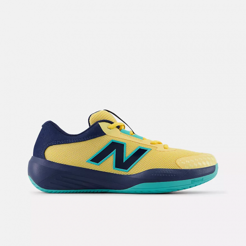 New Balance KC996IW6 Junior Tennis Shoes – White/Navy (Medium Width)