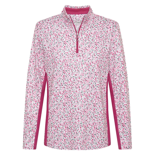 Sporte Leisure Ladies Golf Sweet Zip Longsleeve Polo  SS23LT143